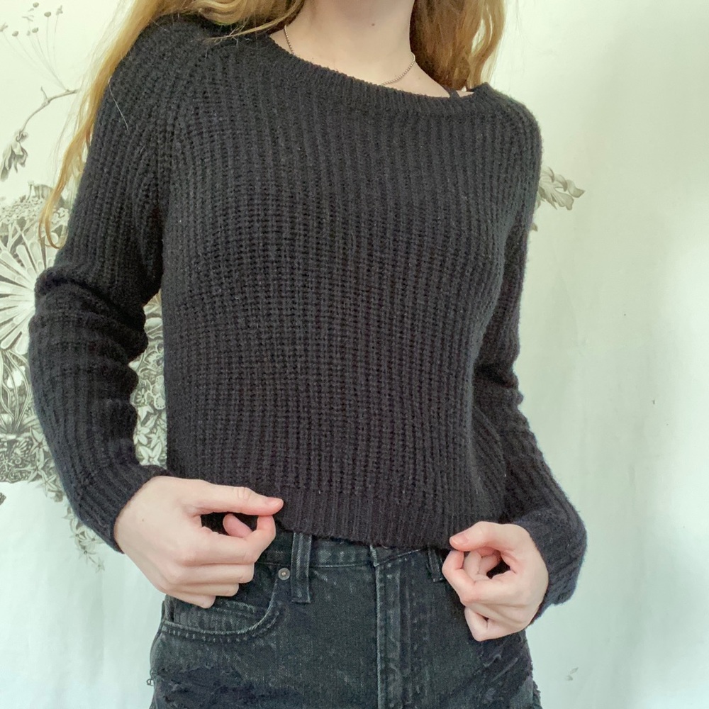 Ambiance Black Sweater - Size L